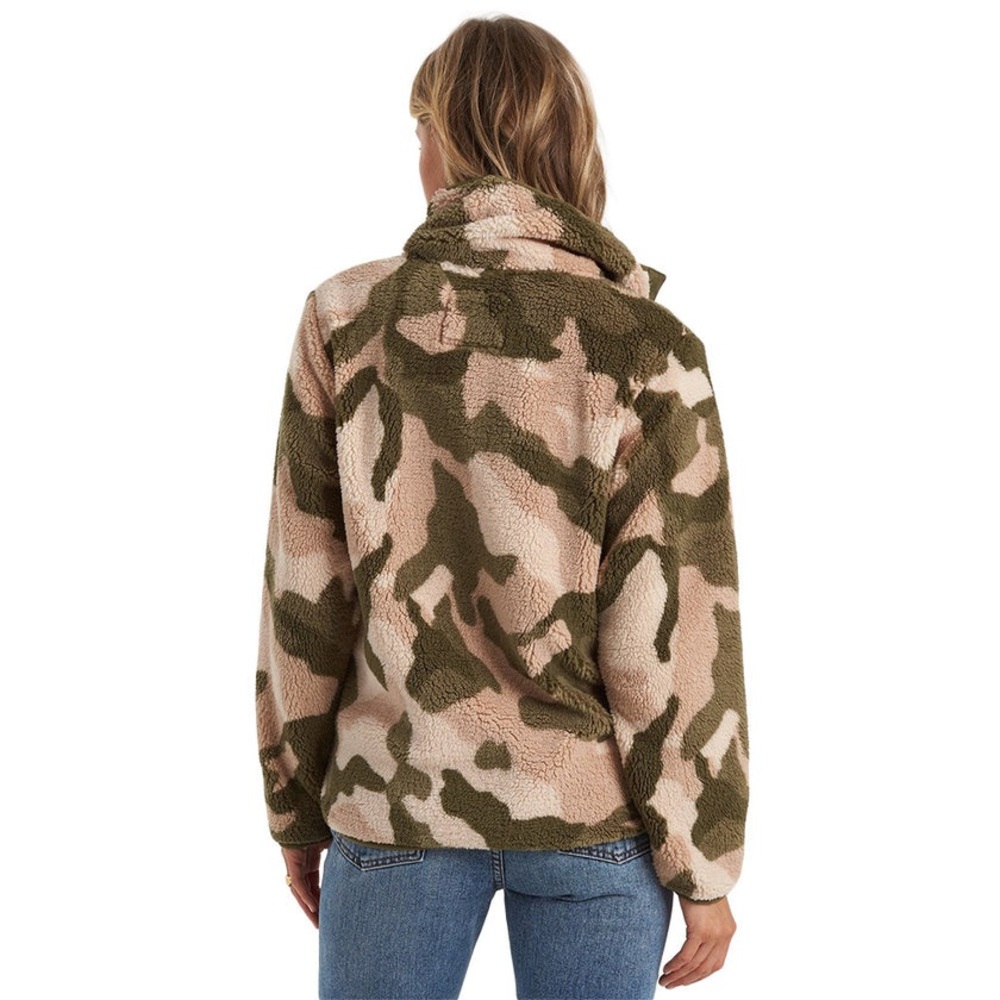 Billabong Switchback Pullover Jacket - Army Camo … - image 2